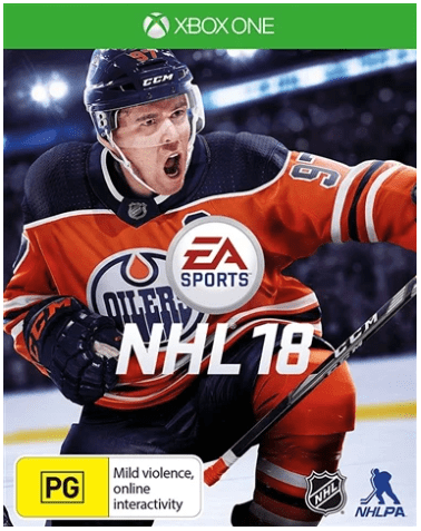 EA Sports NHL 18 XBox One Game Good Condition With MAnual