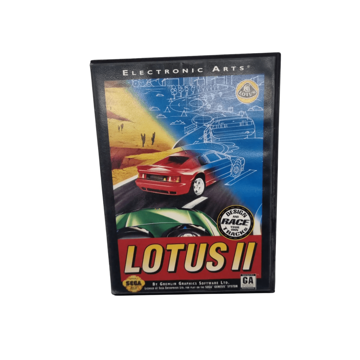 SEGA Game Cartridge – Lotus 2 in Case (WR 1342554)
