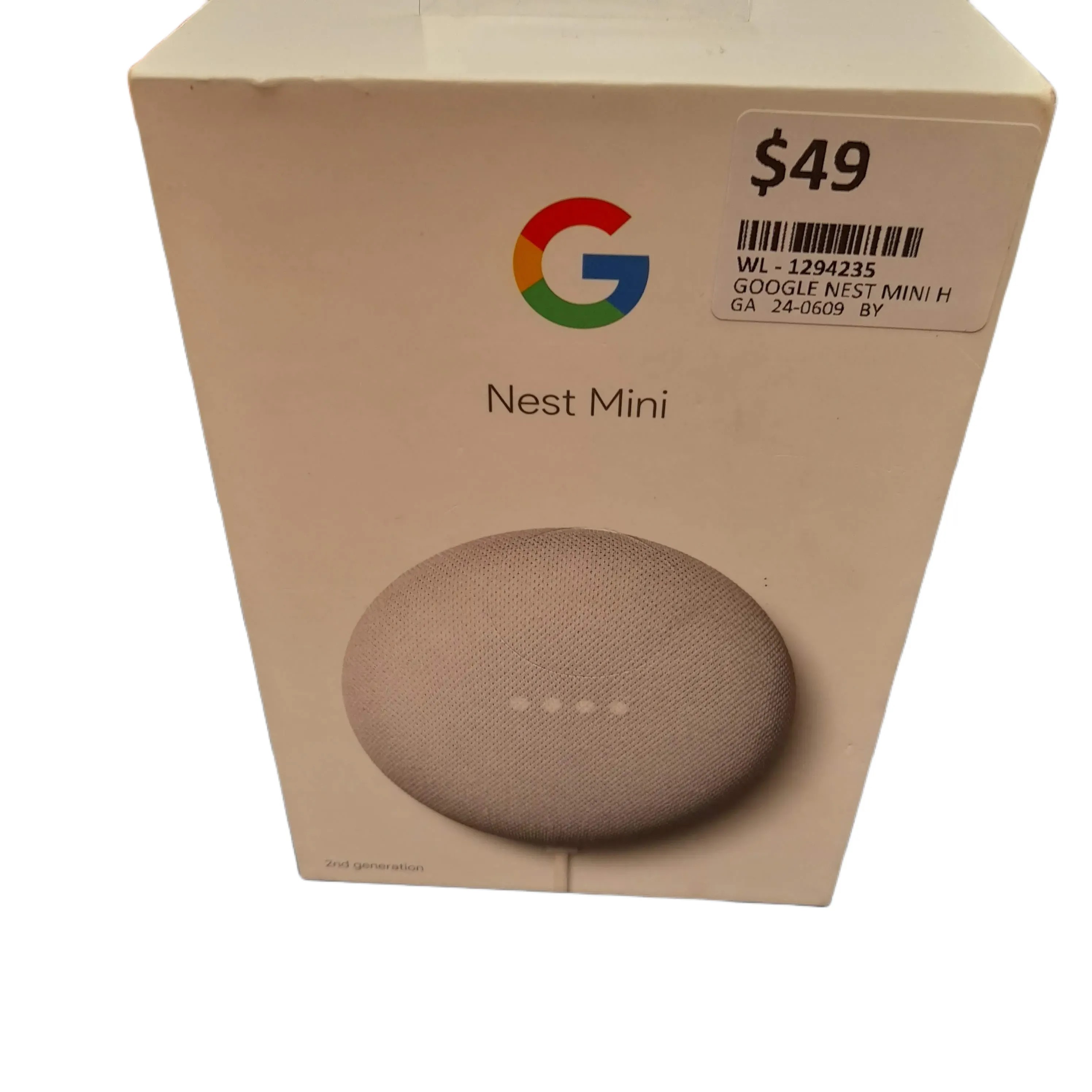 Google Nest Mini 2nd Generation In Box