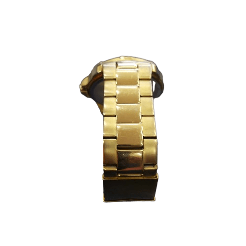 Men’s Accurist Watch MB1044B, Analogue, Black Dial, Gold Case, Good Condition, Some Scratching, No Box