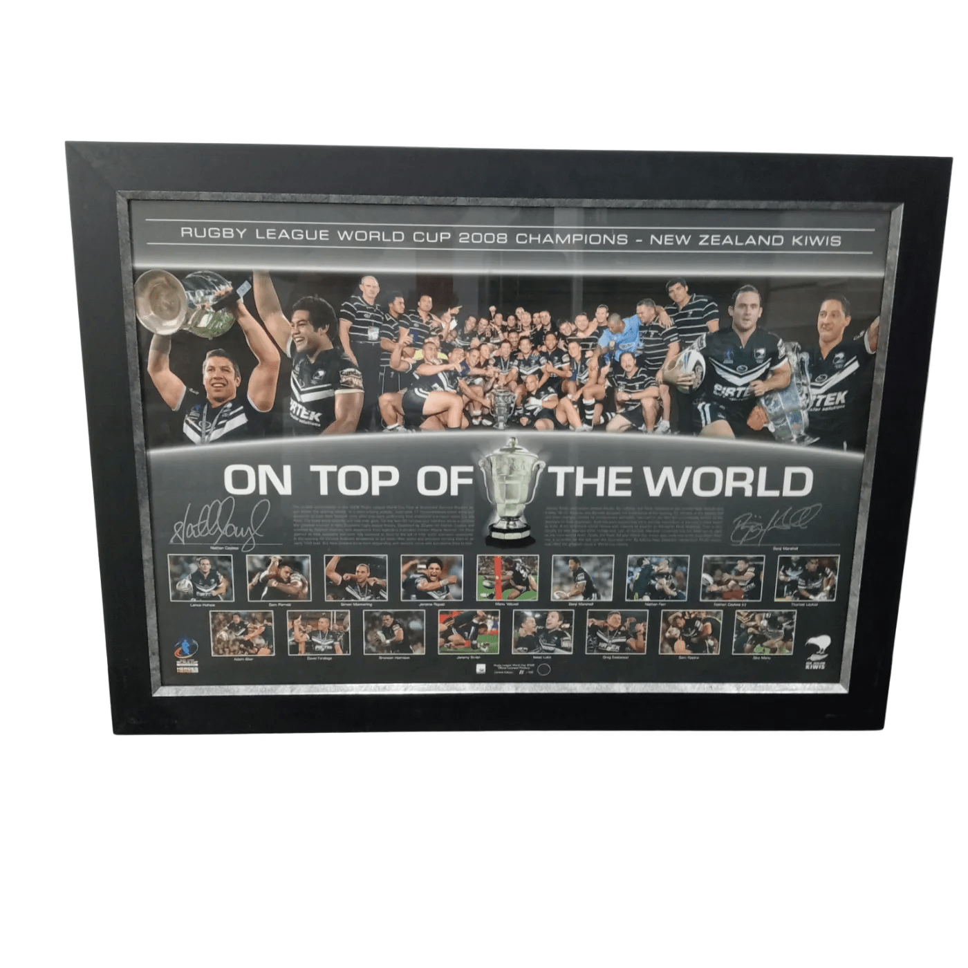 Rugby League World Cup Picture Frame – 2008 Champions (Limited Edition 11/100)  (WR)