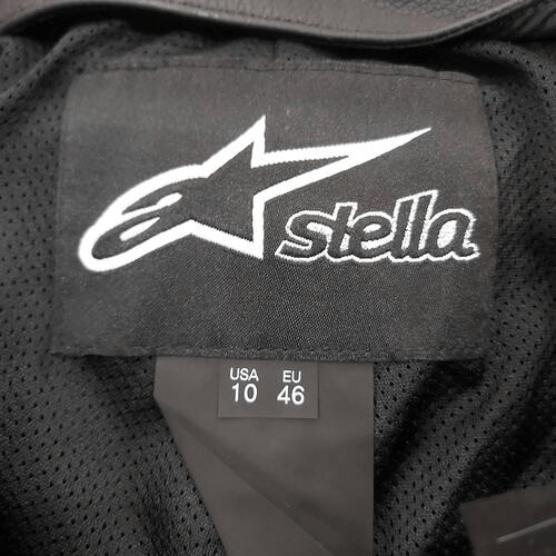 Alpinestars Motorbike Leather Pants Stella Missle V1 Black Ladies US 10/EU 46