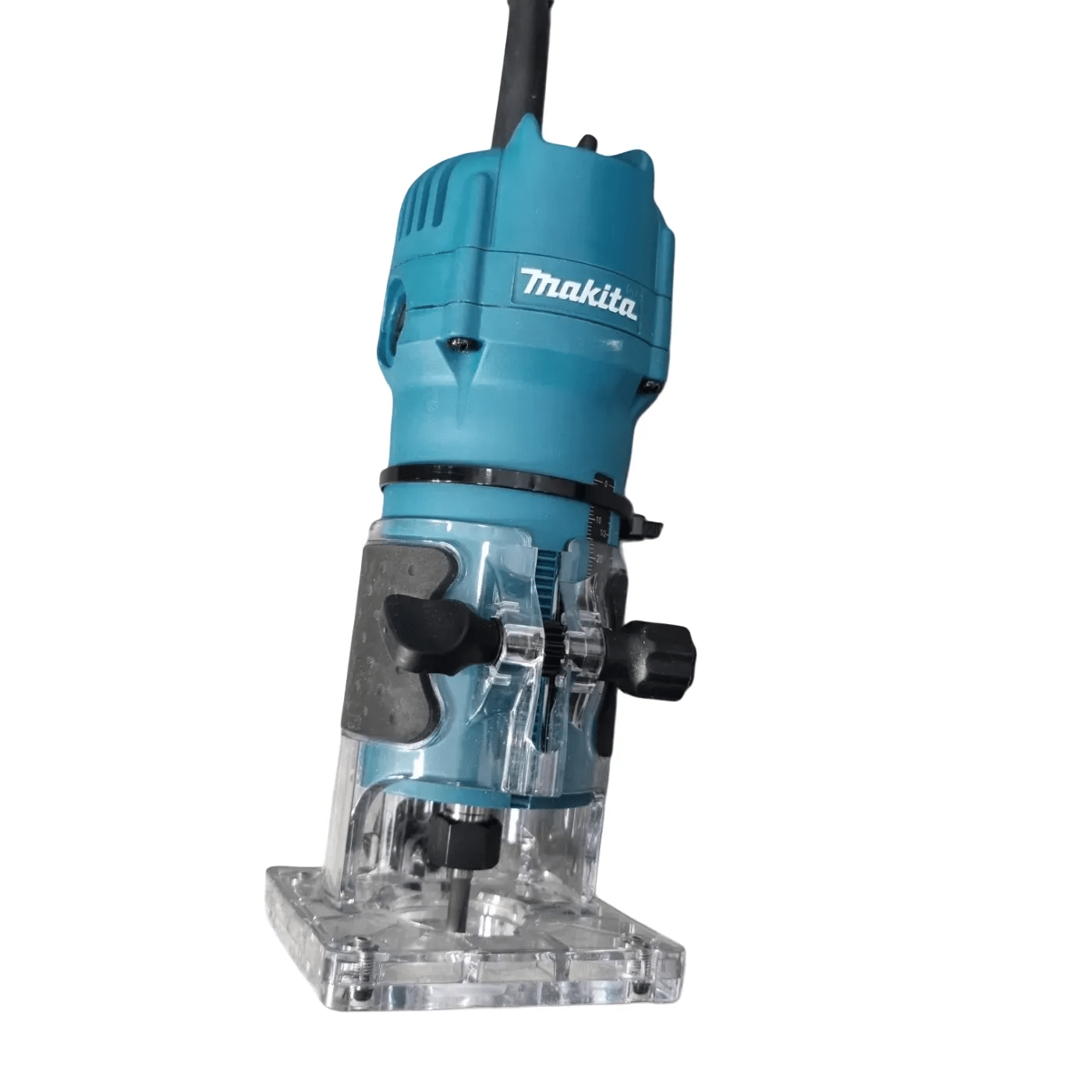 Makita 3709 1/4-Inch 4.0-A Corded Laminate Trimmer + Case + Attachments (WR 1350424)