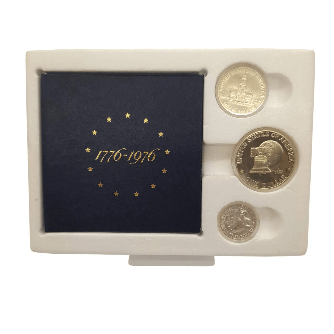 1776-1976 United States Bicentennial Silver Proof Coin Set In Blue Case (WL 1342017)