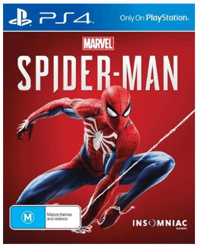 Marvel Spider-Man Playstation 4 Game – Very Good With Manual
