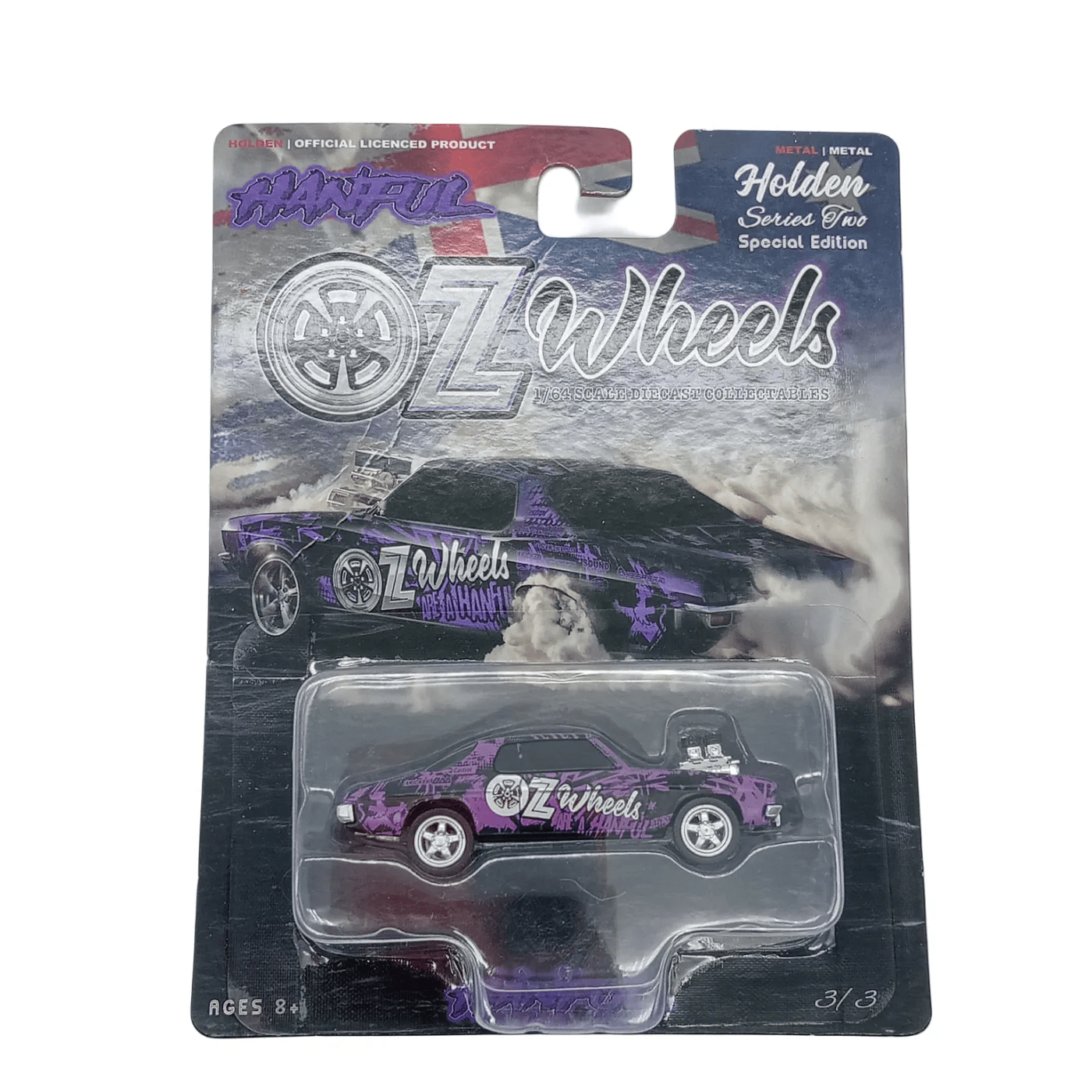 Holden OZ Wheels – Purple Handfull Series One Special Edition (1:64 Scale, 3 of 3) – In Box  (WR 1340717)