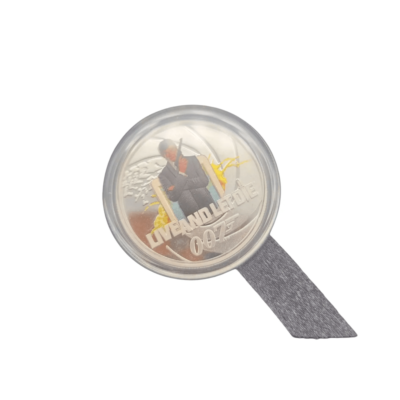 Live and Let Die 1/2 oz Silver Proof Coloured Coin – Perth Mint Australia – Official James Bond 007 Collector’s Edition