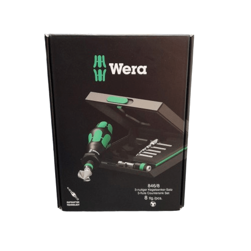 Wera 846/8 8Pce Countersink Drill Bit Set Like New