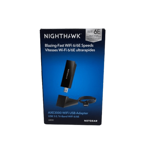 Netgear A8000 Nighthawk AXE3000 WiFi 6E USB 3.0 Adapter Like New