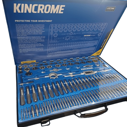 Kincrome 110 Piece Tap And Die Set (LE)