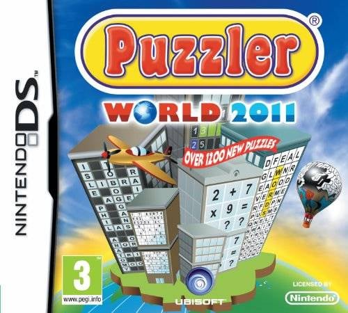 Puzzler World 2011 Nintendo DS Game In Case With Manual