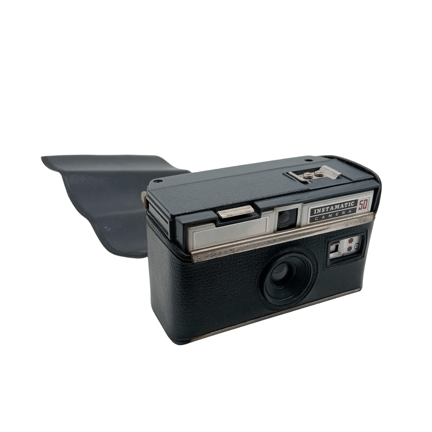 Kodak Instamatic 50 Film Camera – Black with Case  (WR 1353307)