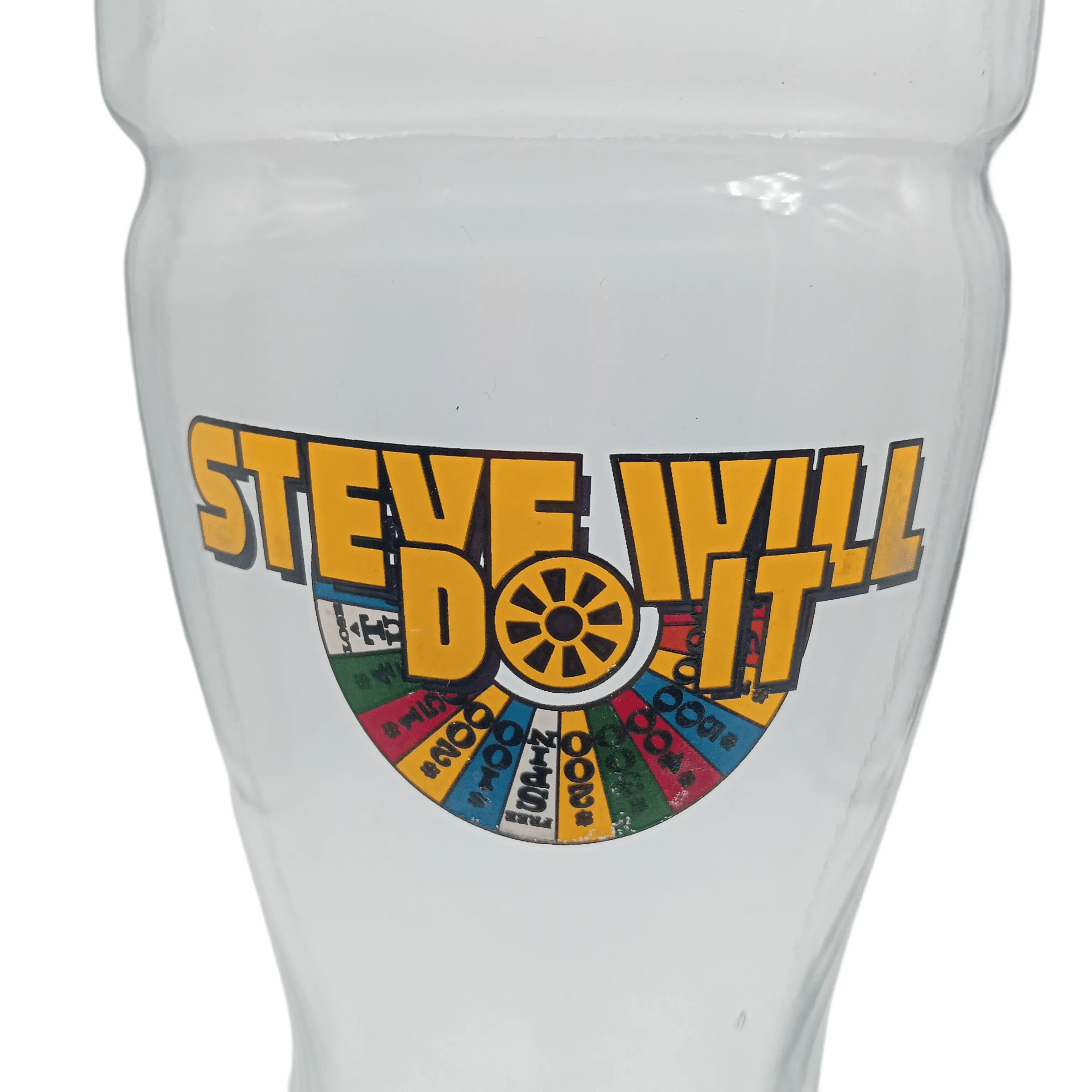 Roulette Wheel Steve Will Do It Glass with Box