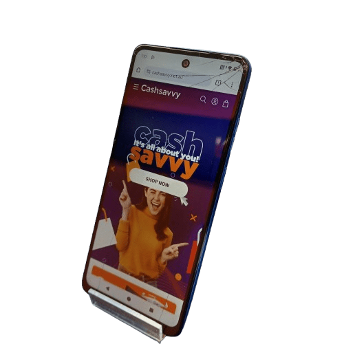 Motorolla G04 64GB Satin Blue Mobile Phone Sold As Is Cracked Screen Missing Sim Tray
