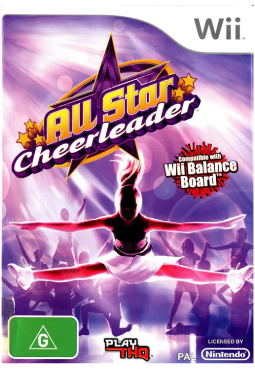All Star Cheerleader Wii Game Good Condition With Manual