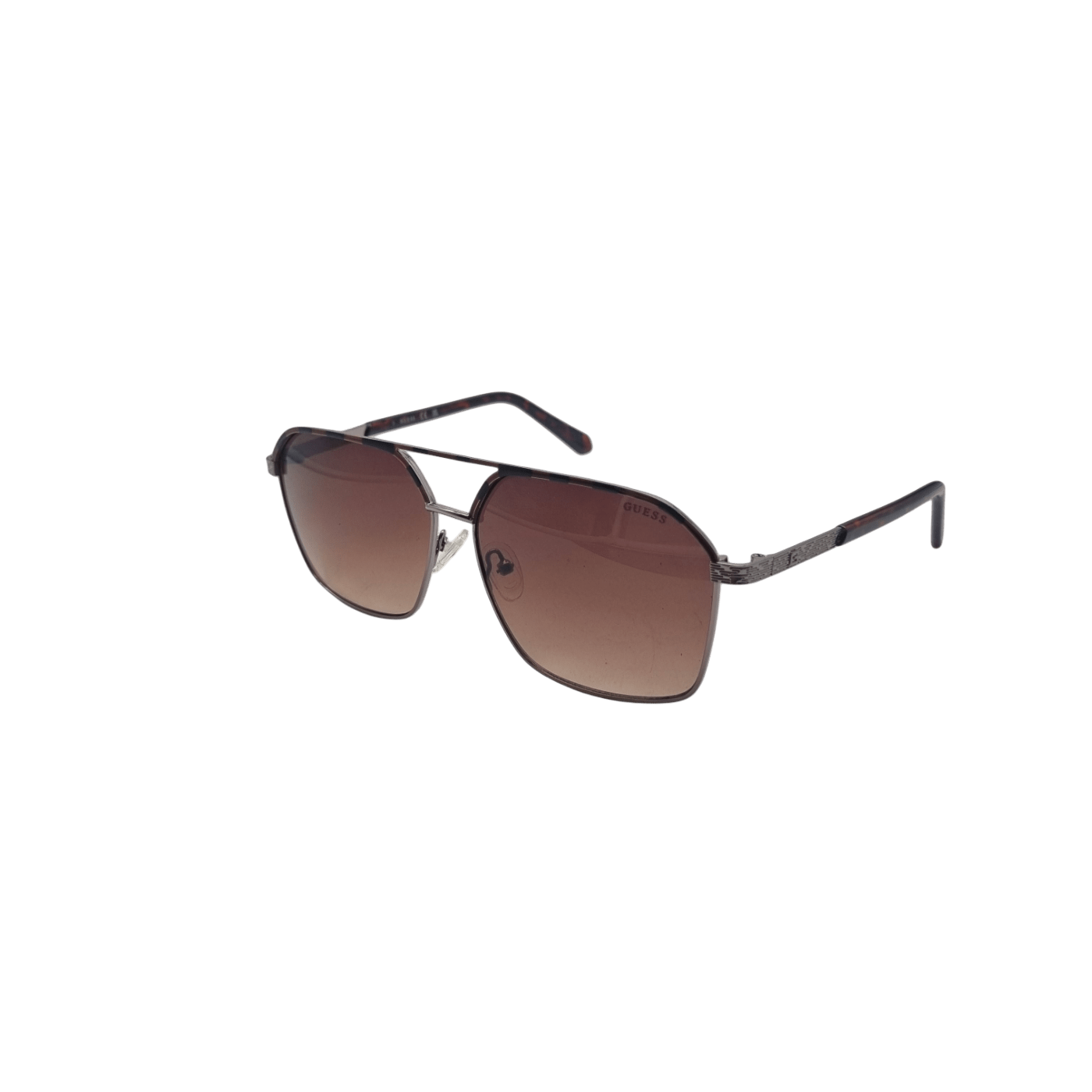 Guess GF5081 Shiny Light Nickletin / Gradietn Brown sunglasses + Softcase