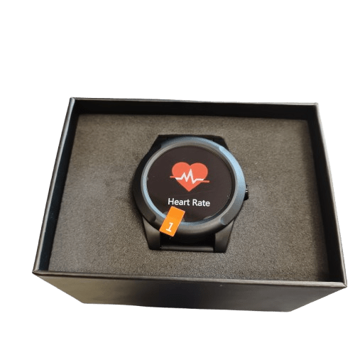LIVELIFE SMART WATCH EV-05 BLACK WITH BOX CHARGER AND BEACON