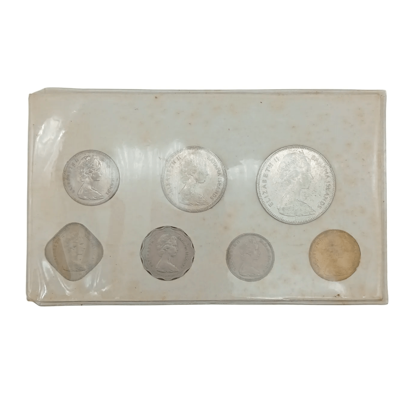 1966 Bahama Islands Uncirculated Set in White Holder