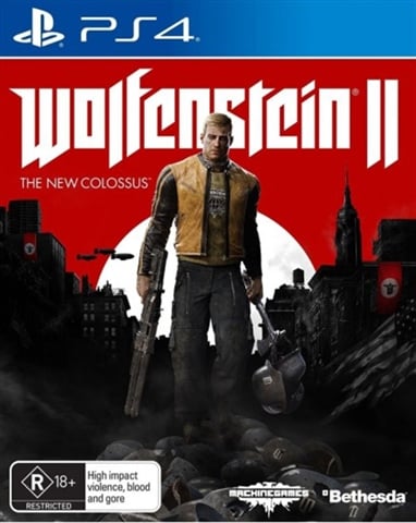 Wolfenstein II: The New Colossus Playstation 4 Game, Good Condition (CP 1294856)