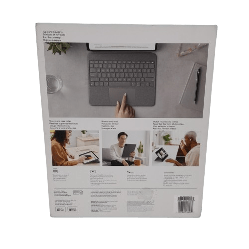 Logitech 920-010215 Combo Touch Backlit Keyboard Case for iPad Pro 12.9-inch 5th and 6th Gen Like New (LN)