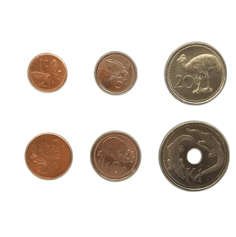 Littleton World Coin Set Oceania Papua New Guinea 2004-2006