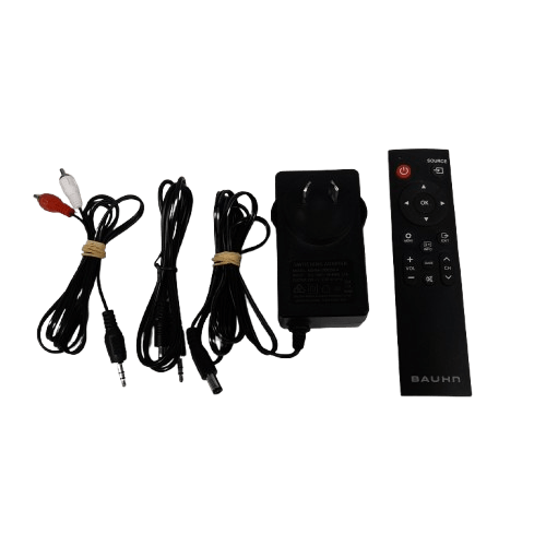 Bauhn ASBWS-0419 2.1 Channel Soundbar and Wireless Subwoofer with Remote and Cables