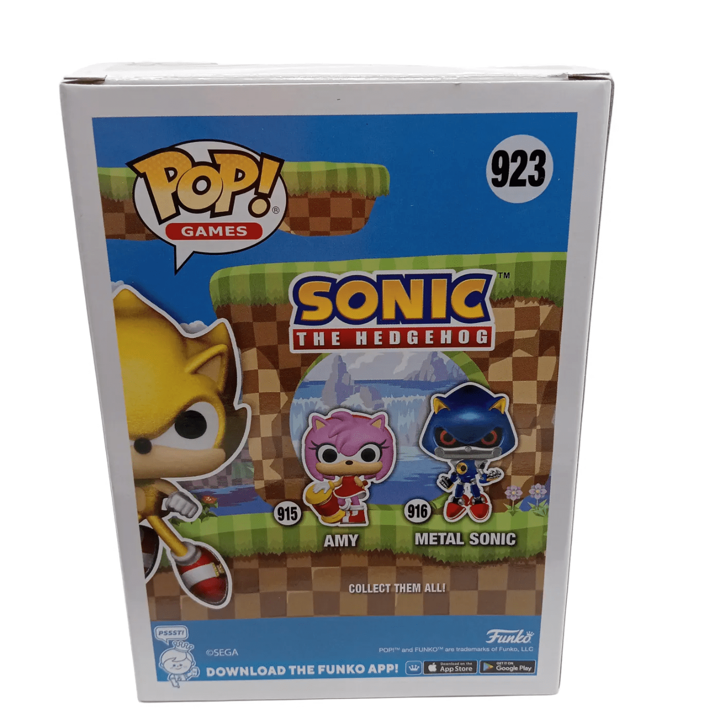 Funko Pop! Sonic the Hedgehog Super Sonic #923 (WR 1355942)