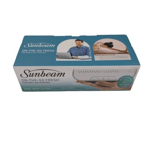 Sunbeam Portable On The God Air Purifier In Box