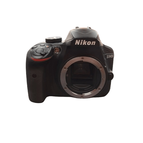 Nikon Digital Camera D3400 With Battery Charger, Strap And Carry Bag (CP)