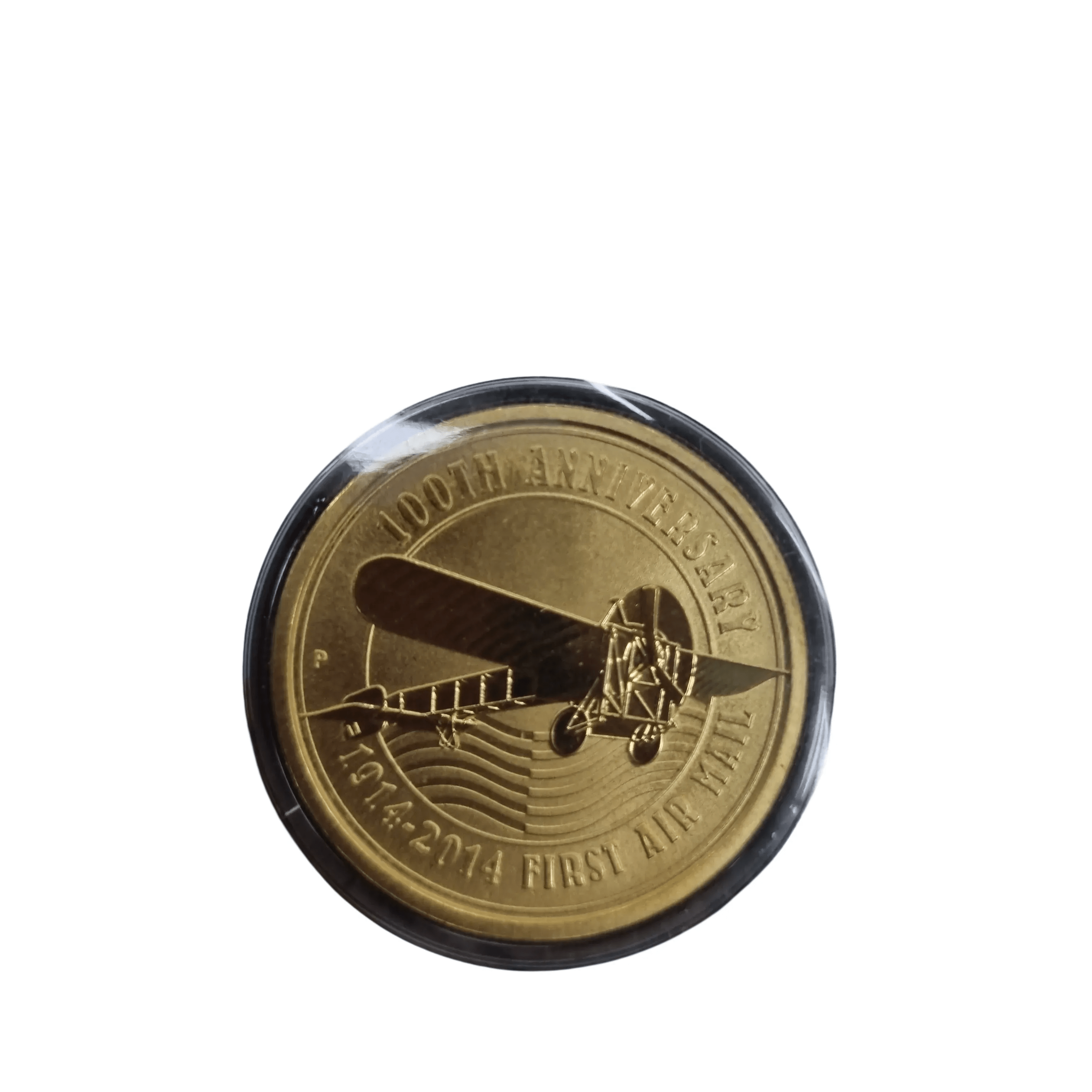 Australia Post: 2014 $1 Coin & Stamp Cover – 100th Anniversary of First Air Mail