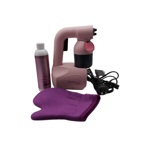 Bronze Babe Home Spray Tanning Kit With Tan Bottle And Application Mit