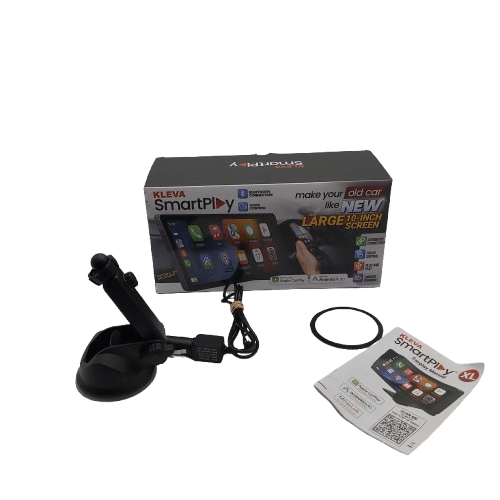 Kleva Smart Play XL KSMARPLAY-10 10in Touch Screen, Good Condition, With Box, Bracket, 12V Plug, Manual (CP 1356615)
