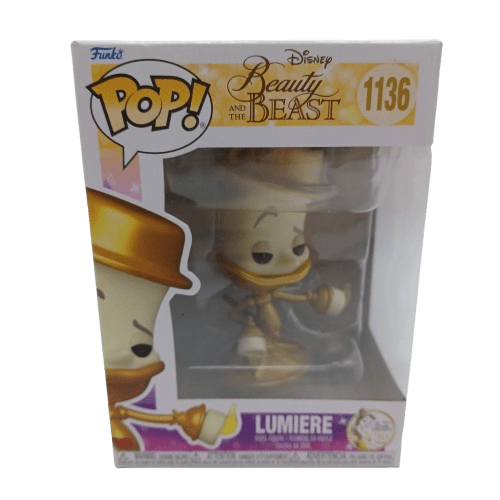 Funko Pop! Vinyl Beauty + The Beast 30th Anniversary #1136 Lumiere Very Good Condition With Box (LE 1351776)