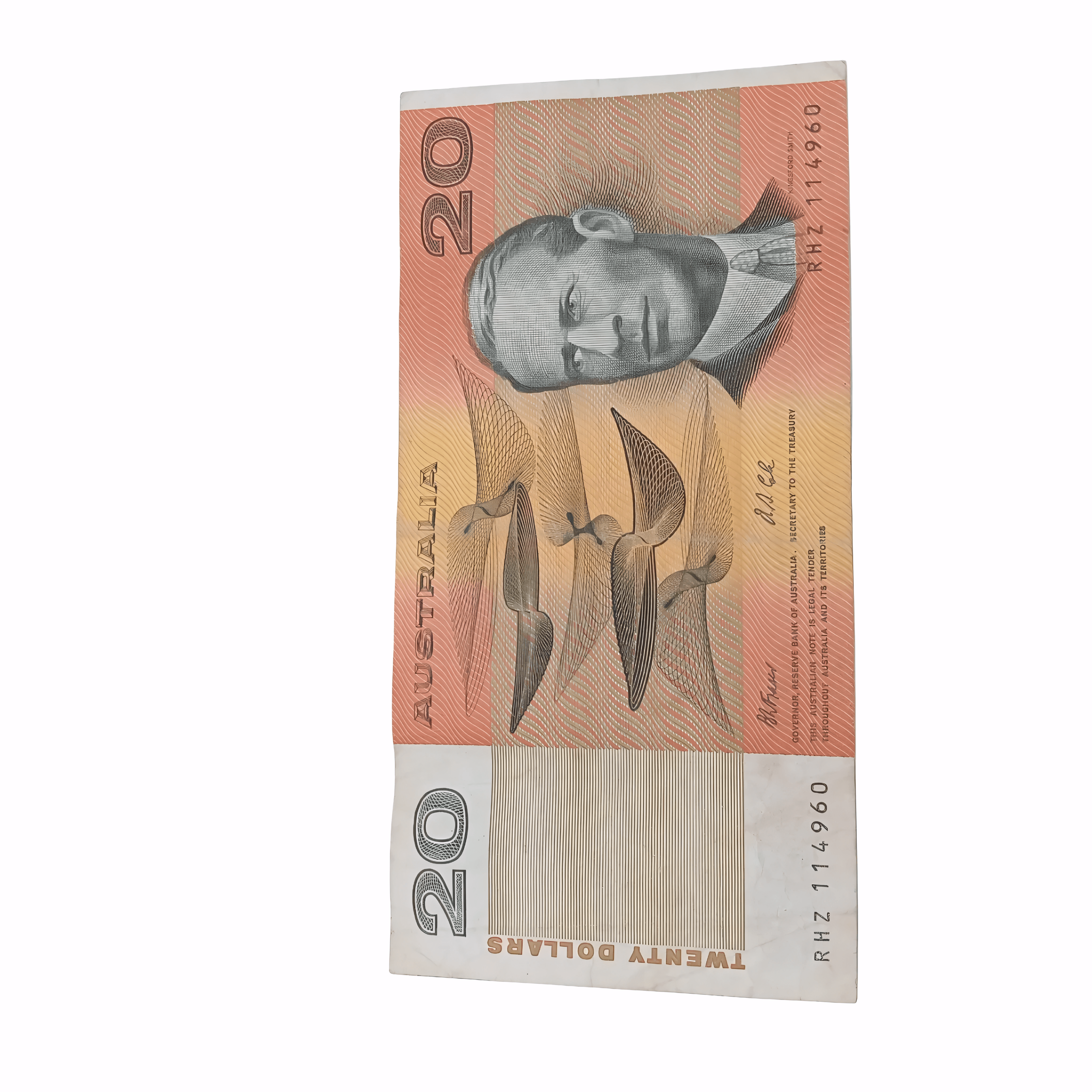 Australian $20 Banknote  (WR 1346791)