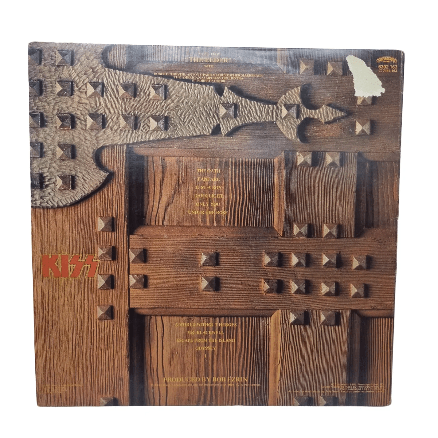 KISS – Music from “The Elder” Vinyl Album