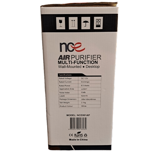 NCE Air Purifier NCE001AO Brand New In The Box