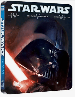Starwars Trilogy Steel Case Blu Ray IV / V / VI – Very Good Condition