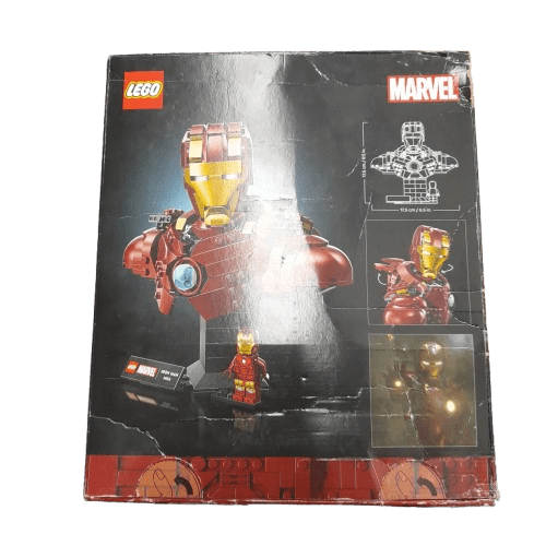 Marvel Studios Lego Iron Man MK4 Bust Box Damaged (JN)