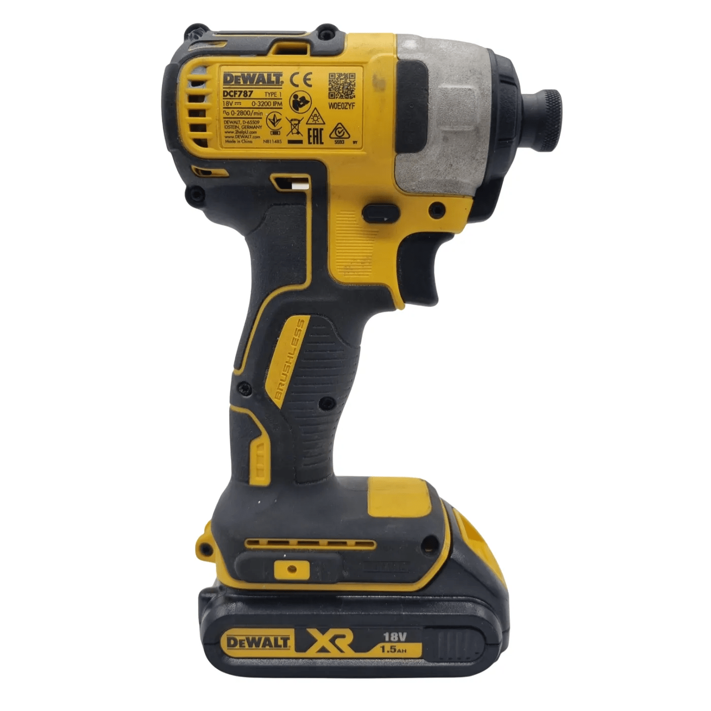 DeWalt Impact Driver DCF787 with 18V 1.5Ah Battery – WR 1353882