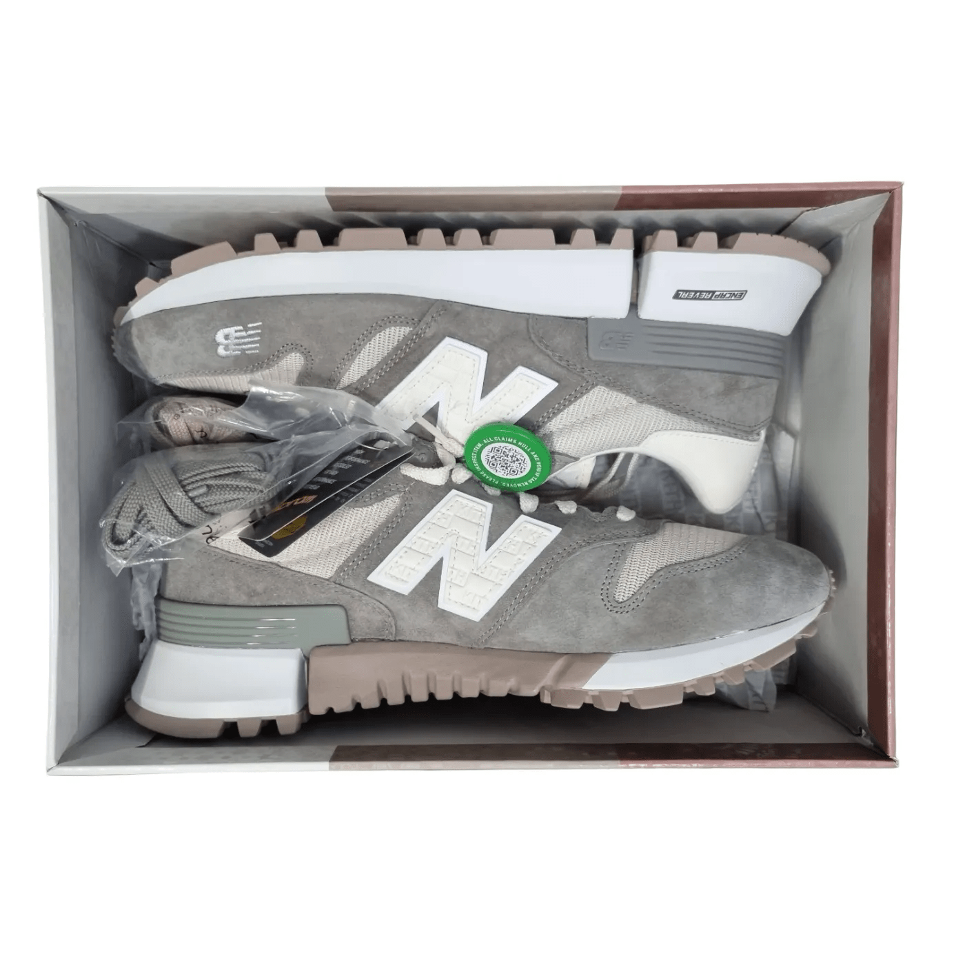 New Balance Shoes MS1300K1 White/Grey KITH 1300 10th Ann RC Elephant Skin Size 11 In Box (WR 1292203)