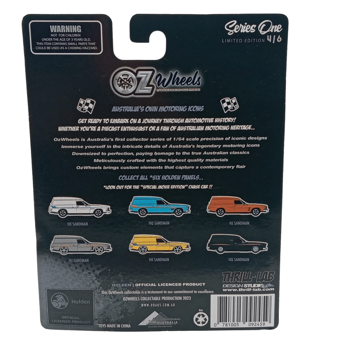 Holden OZ Wheels – Purple Handfull Series One Special Edition (1:64 Scale, 1 of 3) – In Box  (WR 1340719)