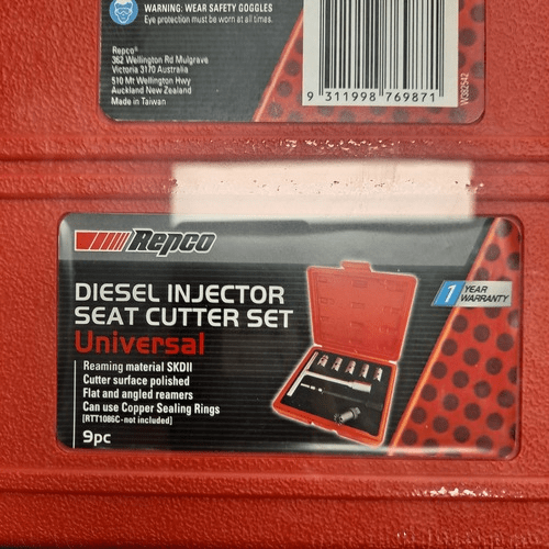 Repco 9pc Diesel Injector Seat Cutter Set  PN: RTT1081C