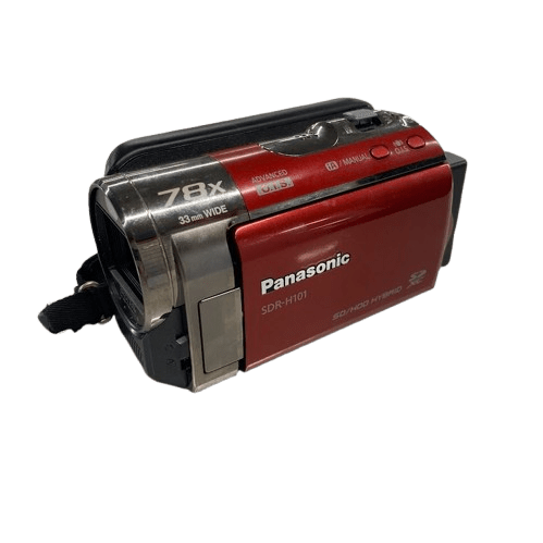 Panasonic SDR-H101  Camcorder, Red. (NG 1356684)