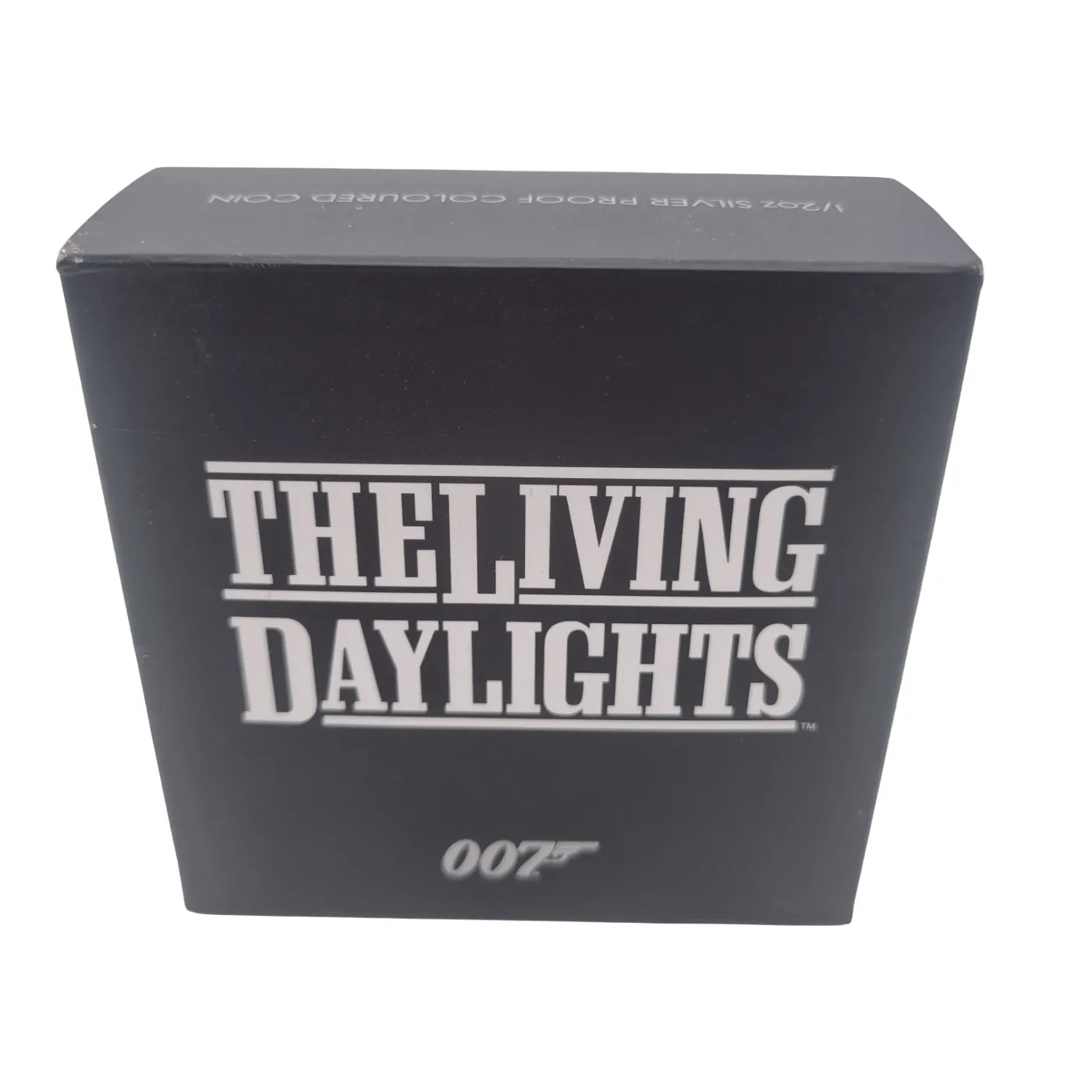 The Living Daylights 1/2 oz Silver Proof Coloured Coin – Perth Mint Australia – Official James Bond 007 Collectible