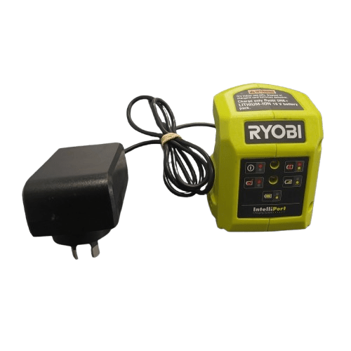 Ryobi RC18115 IntelliPort One + Lithium-Ion 18V Battery Charger, Green, Good Condition (NA 1347035)