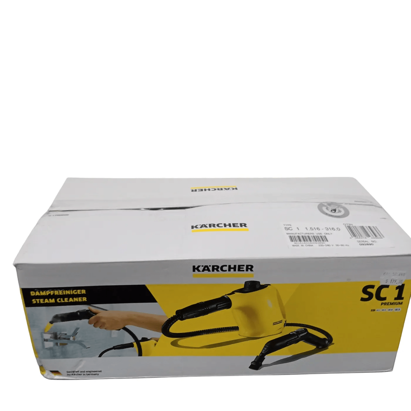 Karcher SC1 Handheld Steam Cleaner In Box + Attachments (WR 1346263)