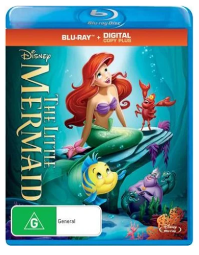 The Little Mermain Blu Ray Good Condition