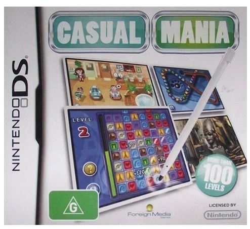 Nintendo DS Casual Mania, Good Condition, With Case + Manual