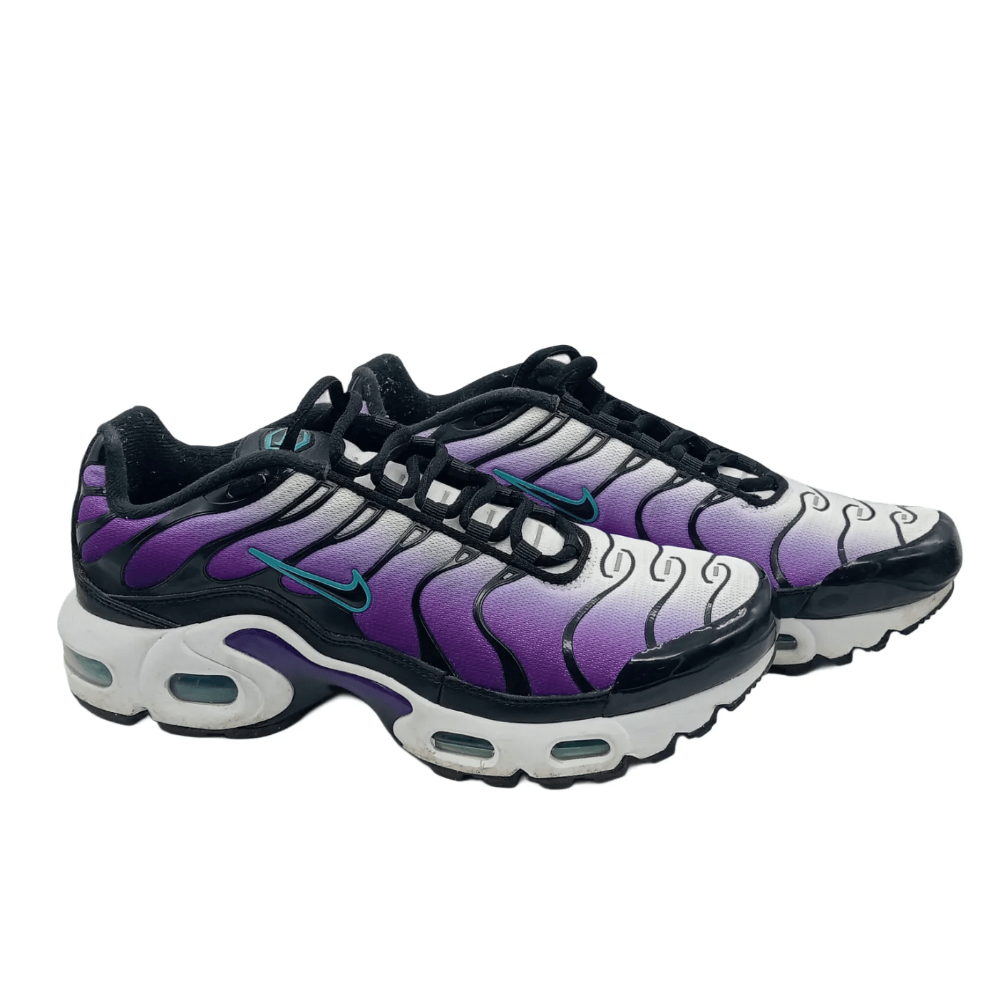 NIKE TN SHOES REVERSE GRAPE  PURPLE SIZE 6Y WR