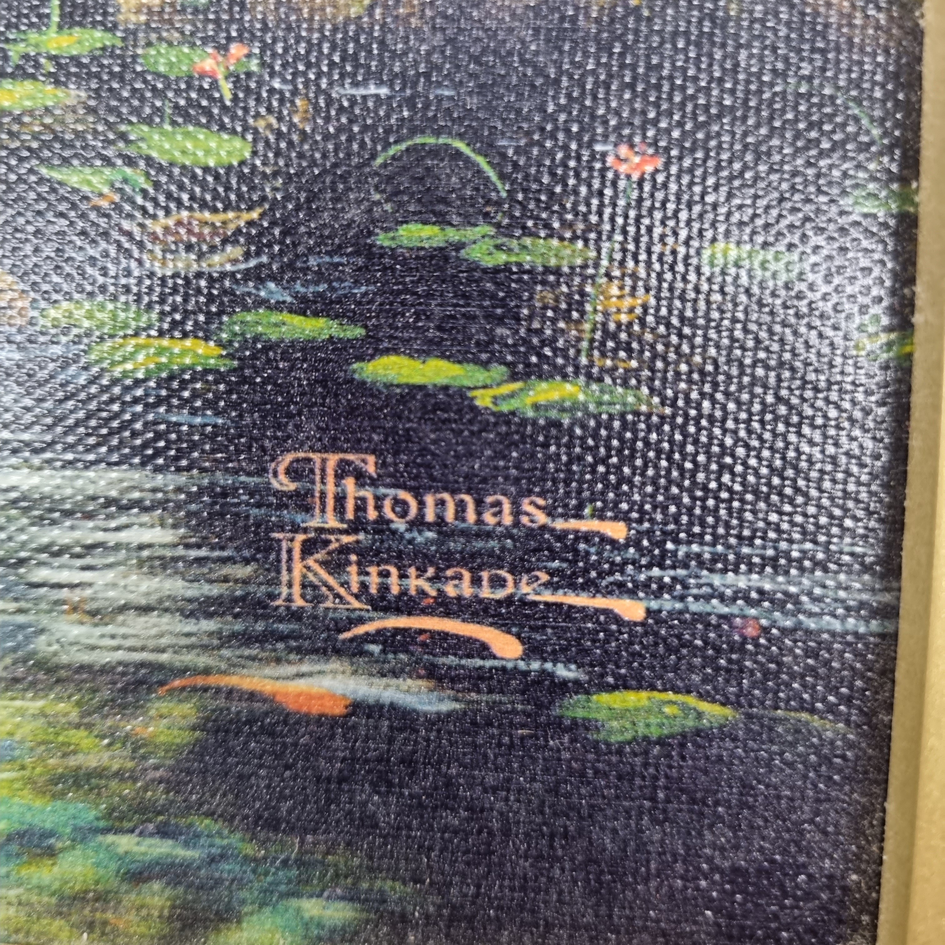 Thomas Kinkade Dogwood Chapel Light Up Canvas Print by The Bradford Exchange #A2132 **Pick Up Only**